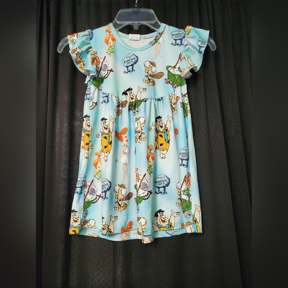 3/$18 Boutique Flintstone Dress - Picture 1 of 3
